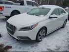 2016 Hyundai Sonata Hybrid Limited Белый vin: KMHE34L13GA030683