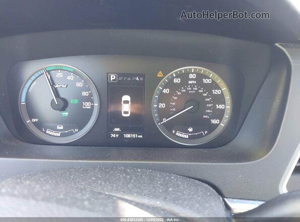KMHE34L15GA024366 2016 HYUNDAI SONATA HYBRID Burgundy Вид задніх сидінь