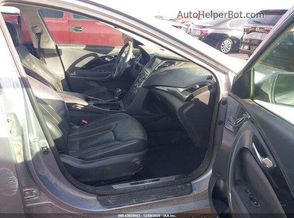 KMHFG4JG3GA527152 2016 HYUNDAI AZERA Silver Widok wnętrza z przodu