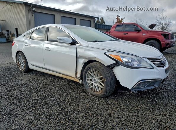 KMHFH4JG7HA581004 2017 HYUNDAI AZERA Белый Передняя правая четверть