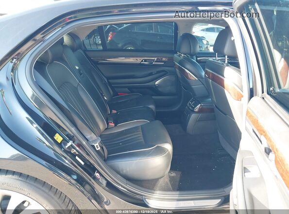 KMHG34JA5HU024606 2017 GENESIS G90 Черный Вид наклейки с VIN-кодом