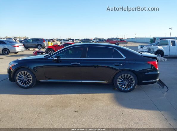 KMHG34JA5HU024606 2017 GENESIS G90 Черный Панорамный вид салона 360°