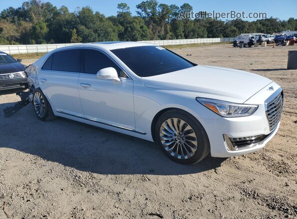KMHG34JAXHU020356 2017 GENESIS G90 White Delantero derecho