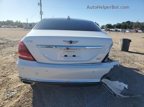 KMHG34JAXHU020356 2017 GENESIS G90 White Vista trasera