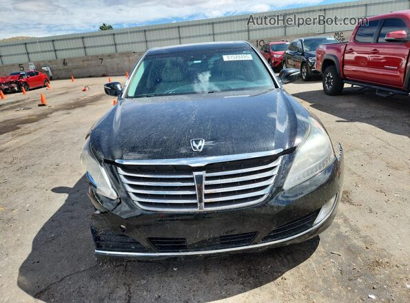 KMHGH4JH4GU102614 2016 HYUNDAI EQUUS Черный Вид спереди