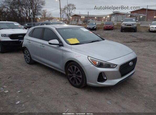 KMHH35LE0JU062972 2018 HYUNDAI ELANTRA GT Серебряный Передняя правая четверть