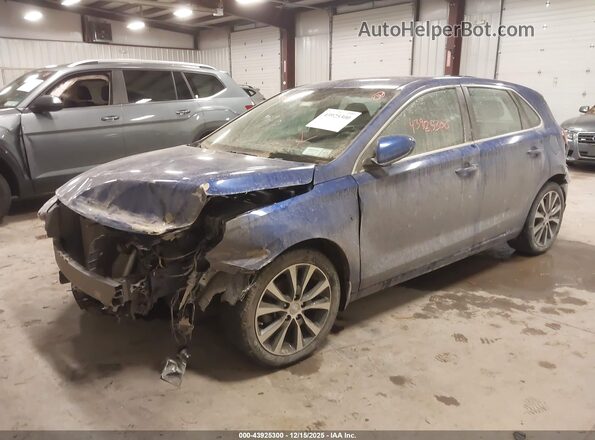 KMHH35LE1LU137794 2020 HYUNDAI ELANTRA GT Blue წინა მარცხენა ხედი სამი მეოთხედიდან