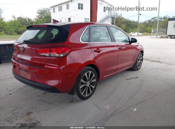 KMHH35LE1LU139240 2020 HYUNDAI ELANTRA GT Красный Задняя правая четверть