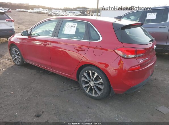 KMHH35LE2LU137285 2020 HYUNDAI ELANTRA GT Red Հետևի ձախ