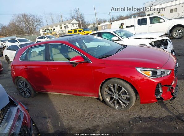 KMHH35LE2LU137285 2020 HYUNDAI ELANTRA GT Red Սալոնի հետևի տեսք
