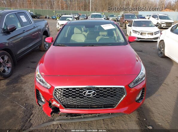 KMHH35LE2LU137285 2020 HYUNDAI ELANTRA GT Red Սարքավորումների վահանակի տեսք