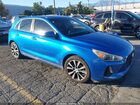 2018 Hyundai Elantra Gt   Blue vin: KMHH35LE7JU025496