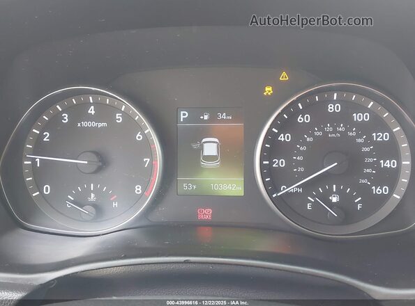 KMHH35LE8KU091783 2019 HYUNDAI ELANTRA GT White Widok tylnych siedzeń