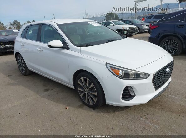 KMHH35LEXJU074109 2018 HYUNDAI ELANTRA GT Белый Передняя правая четверть