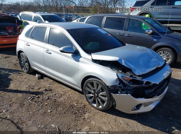 KMHH55LC2JU034972 2018 HYUNDAI ELANTRA GT Серебряный Передняя правая четверть
