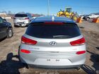 2018 Hyundai Elantra Gt Sport Серебряный vin: KMHH55LC2JU034972