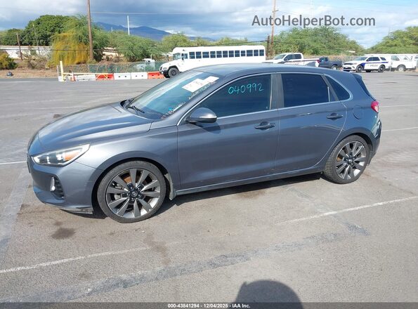 KMHH55LC5JU040992 2018 HYUNDAI ELANTRA GT Серый Передняя левая четверть