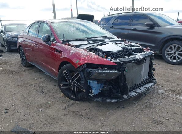 KMHL54JC3SA431892 2025 HYUNDAI SONATA Red Передня права чверть