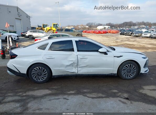KMHL54JJ1RA093465 2024 HYUNDAI SONATA HYBRID Белый Вид задней части салона