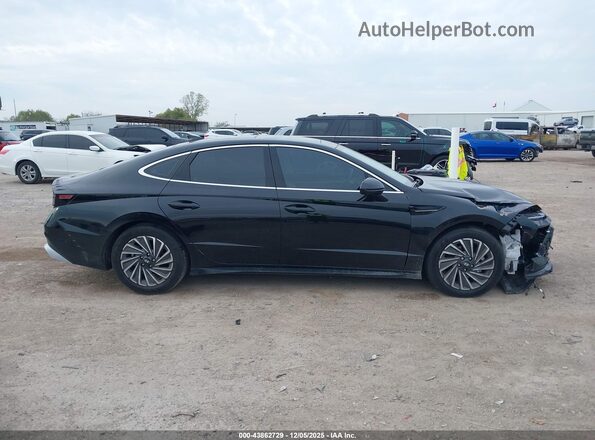 KMHL54JJ4SA118087 2025 HYUNDAI SONATA HYBRID Черный Вид задней части салона