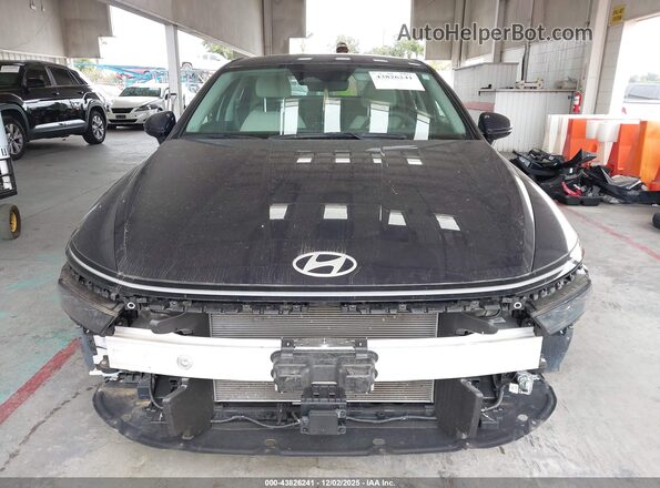 KMHL64JA2RA394615 2024 HYUNDAI SONATA Черный Вид задней части салона