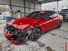 2022 Hyundai Elantra N Line Burgundy vin: KMHLR4AF2NU327007