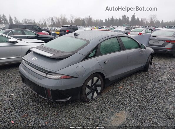 KMHM24AA4RA071697 2024 HYUNDAI IONIQ 6 Gray Trasero derecho