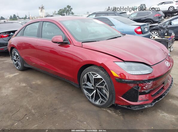 KMHM34AA3SA083147 2025 HYUNDAI IONIQ 6 Red Przód prawy