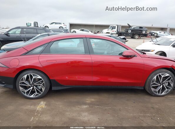 KMHM34AA3SA083147 2025 HYUNDAI IONIQ 6 Red Widok wnętrza z tyłu
