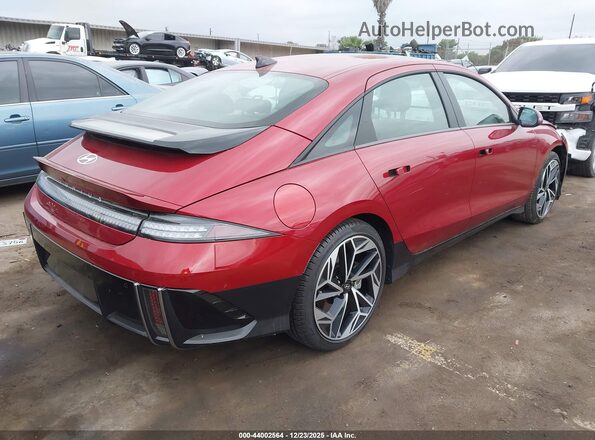 KMHM34AA3SA083147 2025 HYUNDAI IONIQ 6 Red Tył prawy