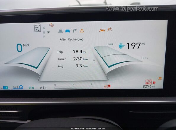KMHM34AA3SA083147 2025 HYUNDAI IONIQ 6 Red Widok tylnych siedzeń