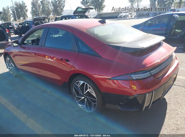 KMHM34AA3SA085982 2025 HYUNDAI IONIQ 6 Red Tył lewy