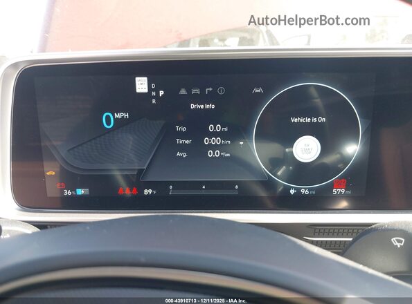 KMHM34AA3SA085982 2025 HYUNDAI IONIQ 6 Red Widok tylnych siedzeń