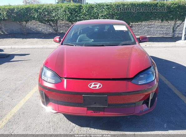 KMHM34AA3SA085982 2025 HYUNDAI IONIQ 6 Red Widok zestawu wskaźników