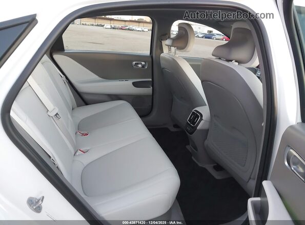 KMHM34AA6SA095650 2025 HYUNDAI IONIQ 6 White Widok naklejki z numerem VIN