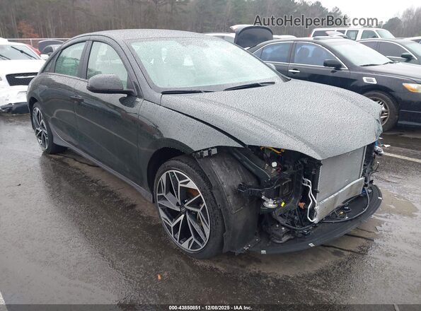 KMHM34AAXPA043848 2023 HYUNDAI IONIQ 6 Серый Передняя правая четверть