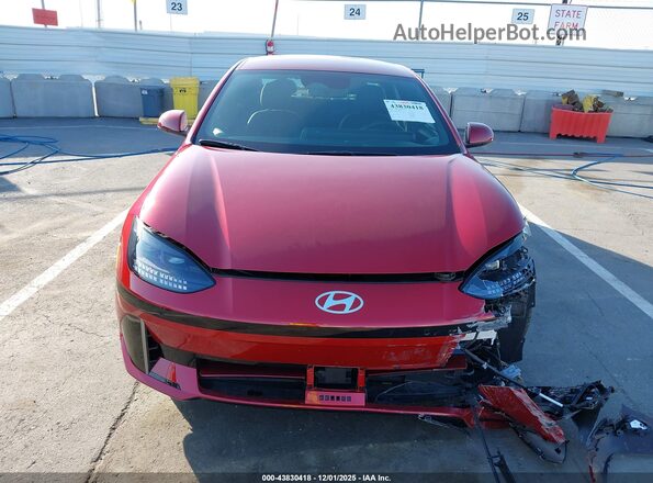 KMHM34AAXRA075041 2024 HYUNDAI IONIQ 6 Красный Вид щитка приборов