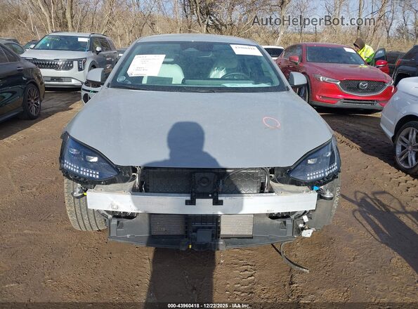 KMHM34AC2PA029296 2023 HYUNDAI IONIQ 6 Gray უკანა სალონის ხედი