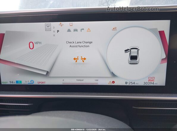 KMHM34AC2PA029296 2023 HYUNDAI IONIQ 6 Gray უკანა სავარძლების ხედი