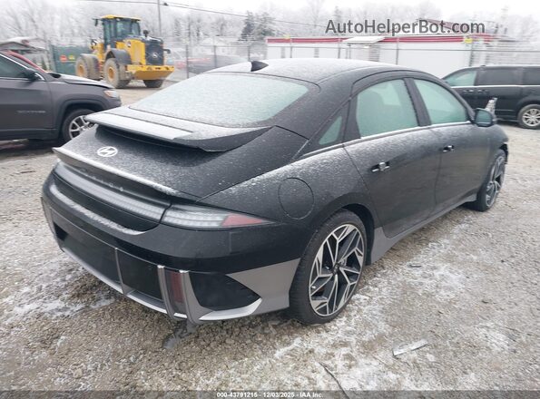 KMHM34AC2RA078713 2024 HYUNDAI IONIQ 6 Черный Задняя правая четверть