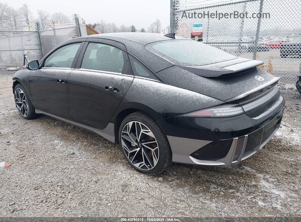 KMHM34AC2RA078713 2024 HYUNDAI IONIQ 6 Черный Задняя левая четверть