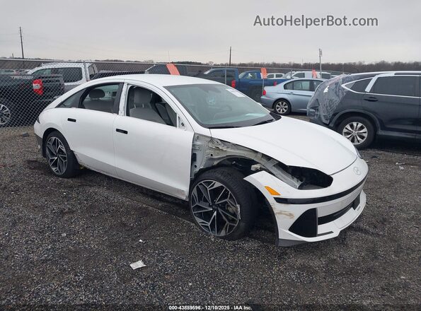 KMHM34AC4PA020437 2023 HYUNDAI IONIQ 6 White წინა მარჯვენა