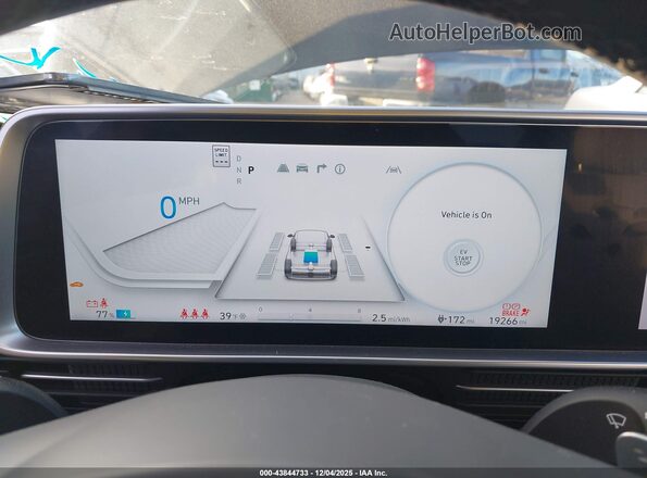 KMHM54AC0RA058485 2024 HYUNDAI IONIQ 6 Black Вид задніх сидінь