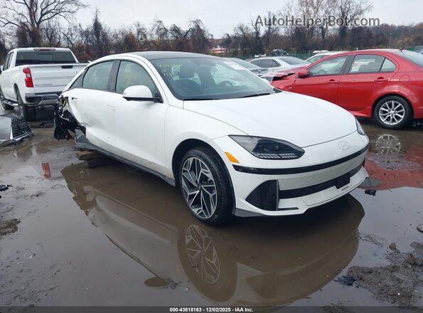 KMHM54AC5PA047950 2023 HYUNDAI IONIQ 6 White Առջևի աջ