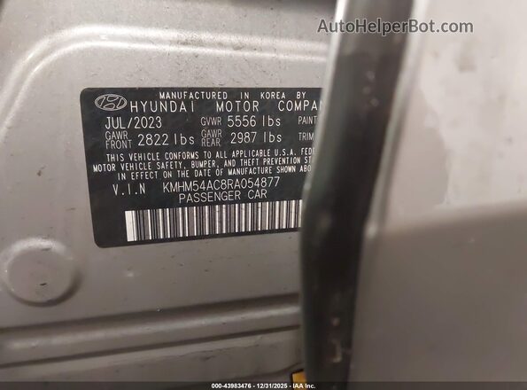 KMHM54AC8RA054877 2024 HYUNDAI IONIQ 6 Silver ძრავის განყოფილების ხედი