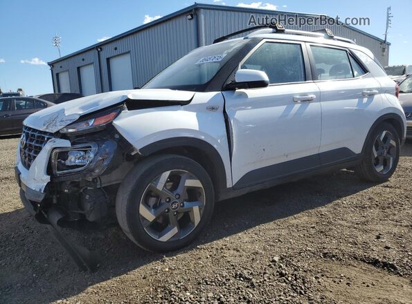 KMHRC8A32MU085469 2021 HYUNDAI VENUE Белый Передняя левая четверть