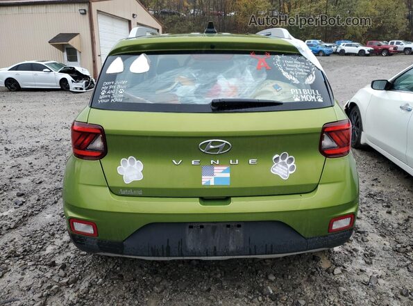 KMHRC8A34LU033520 2020 HYUNDAI VENUE Зеленый Вид сзади
