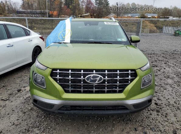 KMHRC8A34LU033520 2020 HYUNDAI VENUE Зеленый Вид спереди