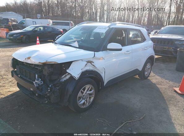 KMHRC8A35LU032652 2020 HYUNDAI VENUE White Առջևի ձախ երեք քառորդ տեսարան