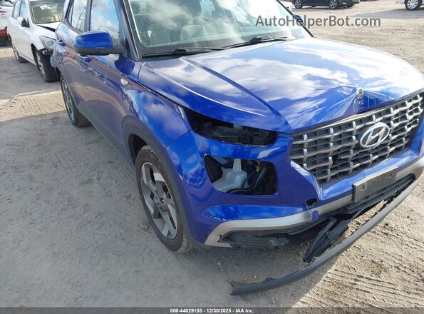 KMHRC8A37NU141066 2022 HYUNDAI VENUE Blue Widok z przodu